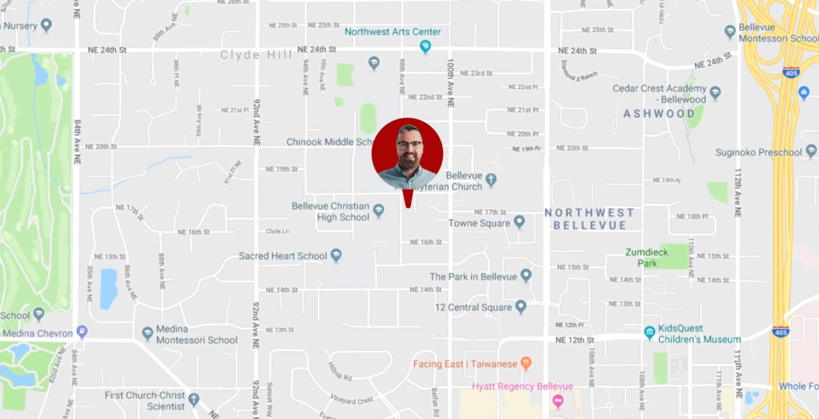 Chipotle Customer Journeys thumbnail showing a map with a customer location marker.