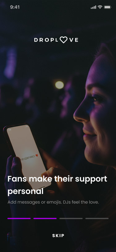 Onboarding — Fans make their support personal